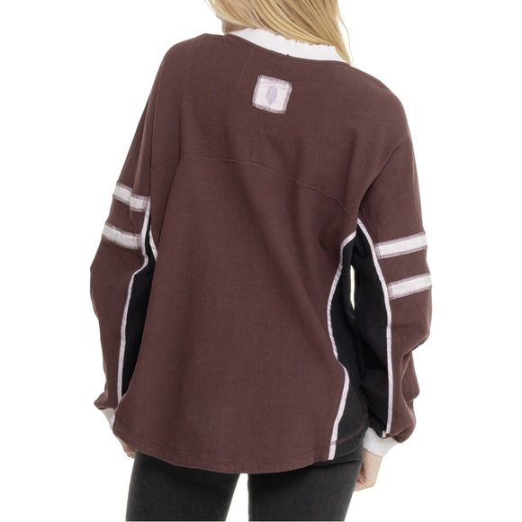 NWT Free People Rugby Ready Layer Shirt - Picture 2 of 7